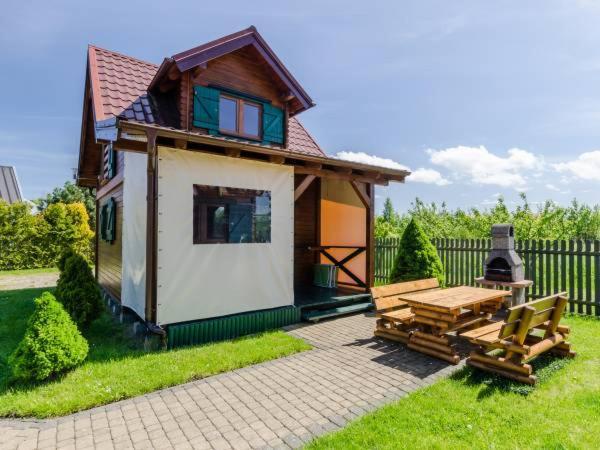 Apartamentowe Domki Drewniane Colorado Villa Karwia Exterior foto